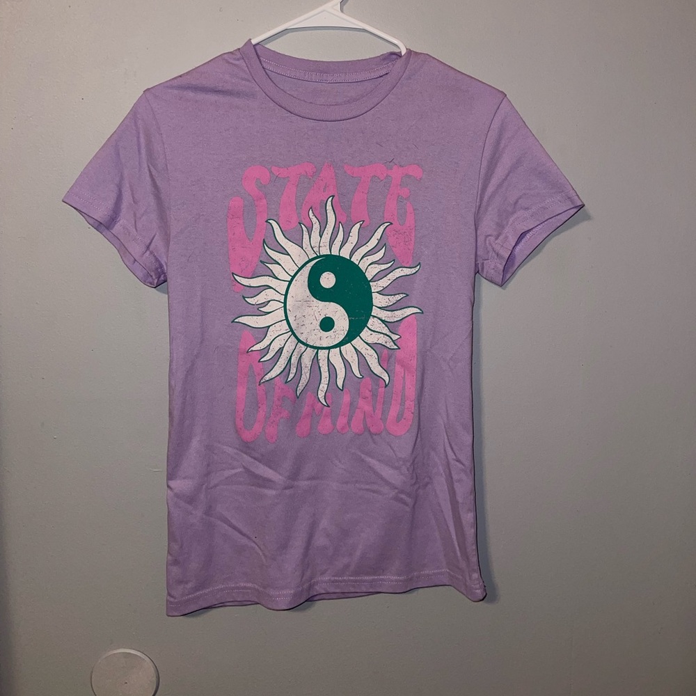 Purple tee